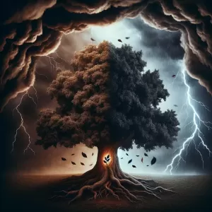 Enlarge The hardest part of being strong is that no one realizes you're in pain.