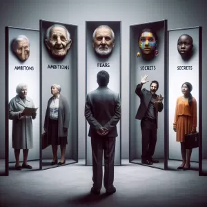 Enlarge People are defined more by what they conceal than by what they reveal.