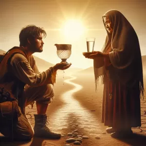 Enlarge Never become so thirsty that you drink from any cup presented to you.