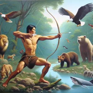 Man is the only animal that can use weapons.