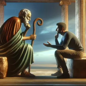 Enlarge Cato the Elder: When speaking to a wise man, try to use fewer words.