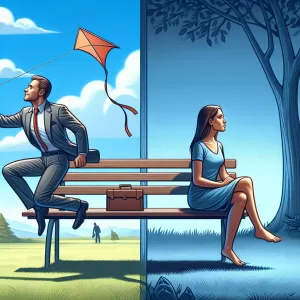 A divorced man is free. A divorced woman is lonely.