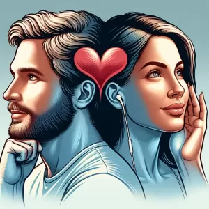 A man loves with his eyes; a woman loves with her ears.