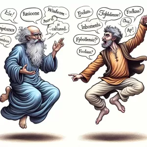 It is human nature to reason wisely but act foolishly.