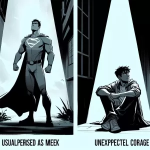 No one is always a hero in this world, and no one is so meek that they won’t show courage at least once.