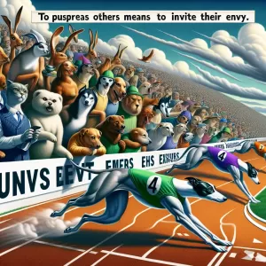 To surpass others means to invite their envy.