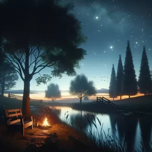 Enlarge Don’t worry about tomorrow – the night is here to help you rest and find peace.