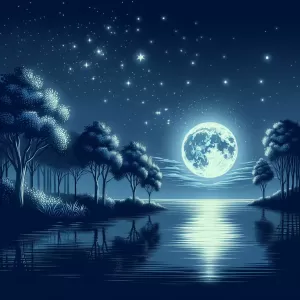 Enlarge A peaceful night is a new chance to regain strength and become better.