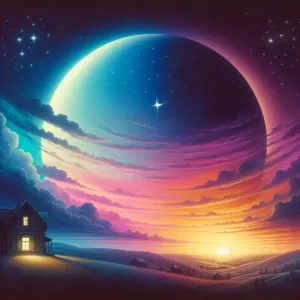Enlarge Night is the beginning of silence, serenity, and new dreams.