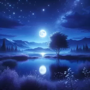 Enlarge A peaceful night brings faith that we can overcome anything.