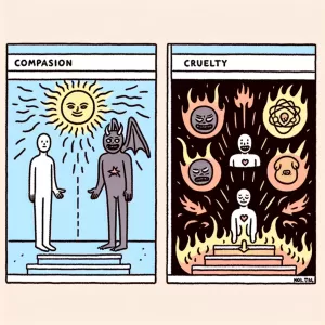 Cruelty even toward the wicked leads to hell. What more can be said about cruelty toward good people