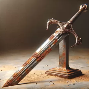A sword rusts without use.