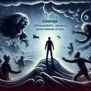Courage is resistance to fear, mastery of fear, not absence of fear. – Mark Twain