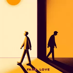 Enlarge Fake love is like a shadow it follows you in the sun but leaves you in the dark.
