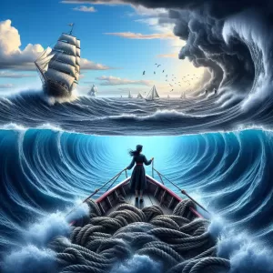 Enlarge A smooth sea never made a skilled sailor. – Franklin D. Roosevelt