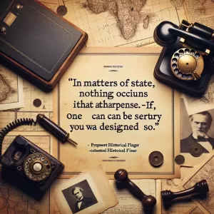 In politics, nothing happens by accident. If it happens, you can bet it was planned that way. – Franklin D. Roosevelt