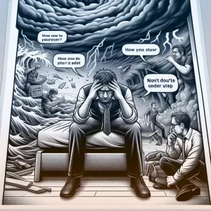 Never ask for advice from a man in distress.
