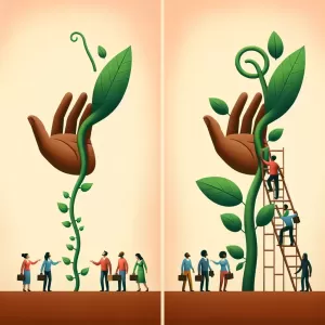Help others so they can help themselves.