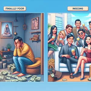 A person finds themselves in bad company in two cases: when they have no money and when they are rich.