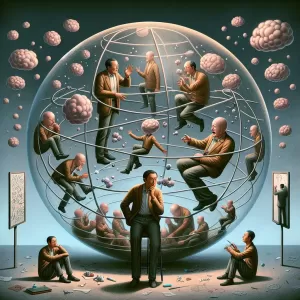 When you can’t share your thoughts with anyone, they begin to split inside you.