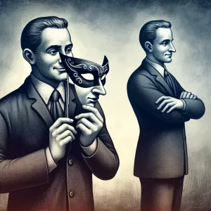 Do not argue with a deceitful man; leave him to his ways.
