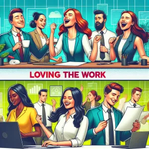 Work like you love it, or fake it ‘til the paycheck hits.