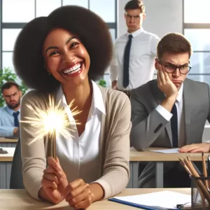 Stay positive – it annoys the pessimists in the office.