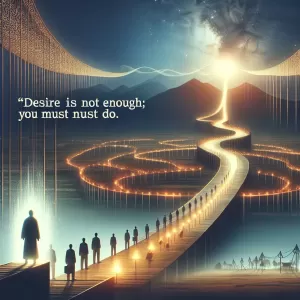Enlarge “Desire is not enough; you must act, you must do.” – Leonardo da Vinci