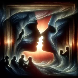 Love is a lie told with a kiss.