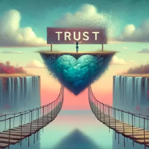 False love is a bridge that collapses under trust.