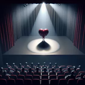 False love is a performance judged by no one but the heart.