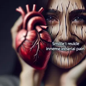 Enlarge A fake smile can hide a world of pain, but it won’t heal a broken heart.