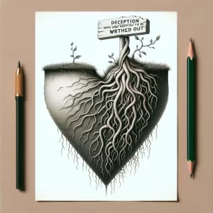 It’s not love if it thrives on deception’s roots.