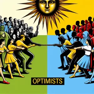 Only optimists commit suicide, the others are too weak to do it.