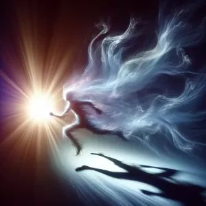 Love that lies is a shadow, fleeing from light.
