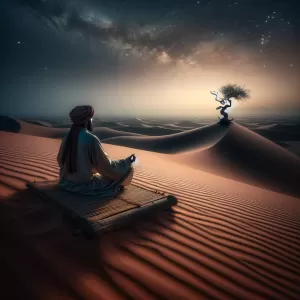 Enlarge Sufi Insight: You will not find peace until you are ready to lose it.