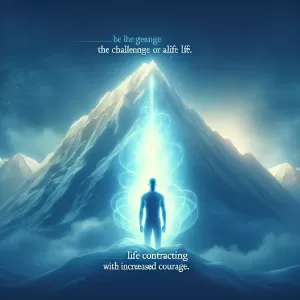 Life expands or contracts in proportion to one's courage.