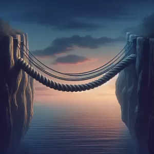 Love that deceives is a rope, posing as a bridge.