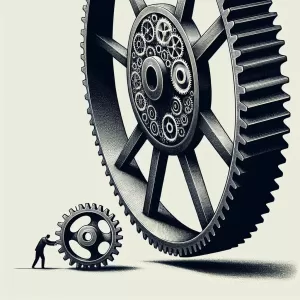 You’re a cog in their wheel, spinning for their gain.