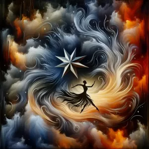 Nietzsche: One must still have chaos in oneself to be able to give birth to a dancing star.