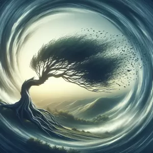 Berber Proverb: The wind does not break a tree that bends.