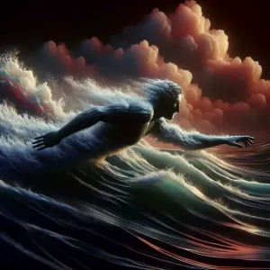 You’re a tide, but I’ve learned to swim past lies.