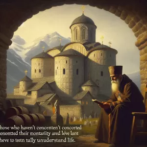 Balkan Ecclesiastical Insight: Those who have not sat with death cannot speak of life.