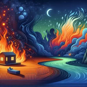 Slavic Saying (Serbia): The fire you ignore will burn your sleep.