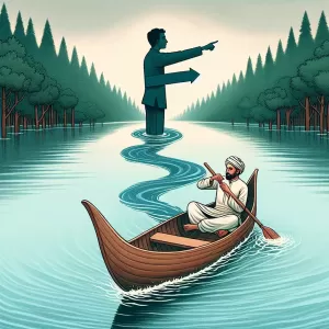 You cannot guide others if your canoe leaks.